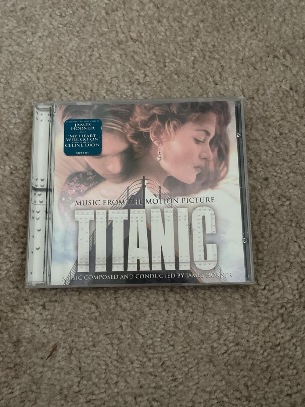 Titanic Original Motion Picture Soundtrack CD - White & Cream Cover